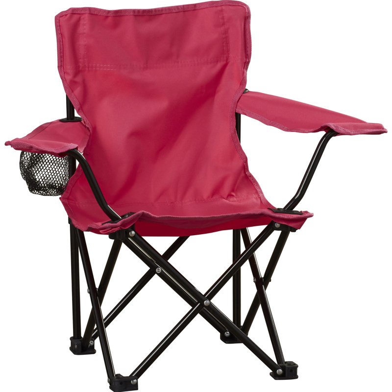 Zoomie Kids Crenshaw Outdoor Folding Kids Camping Chair with Cup Holder